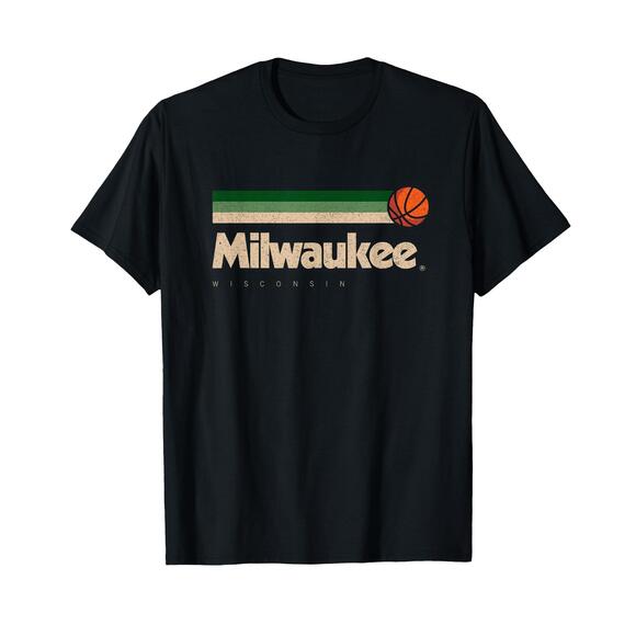 Other - Milwaukee Basketball B Ball City Wisconsin Retro Milwaukee T Shirt